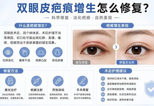 双眼皮疤痕增生怎么修复？EH、德蔓特、梦想等韩国医美名院眼修复技术分享