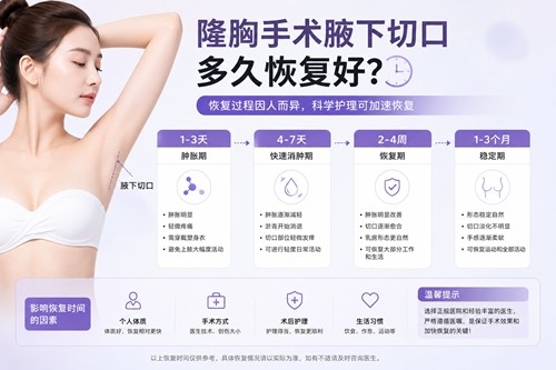 隆胸手术腋下切口多久恢复好？看韩国faure隆胸手术口碑医生介绍及技术解析