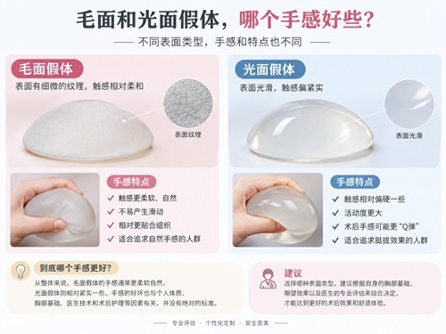 毛面和光面假体哪个手感好些？看韩国丰胸手术性价比高的医院技术解析