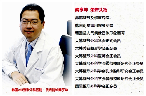 韩国will整形外科医院代表院长魏亨坤