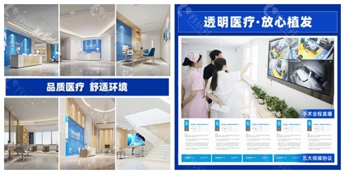 深圳雍禾植发医院环境和植发公开展示图