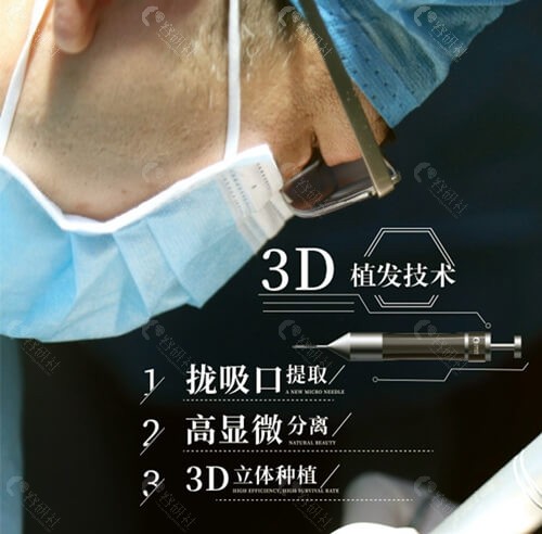 北京碧莲盛植发3D植发技术