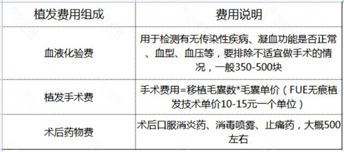 植发3000毛囊单位需要多少钱