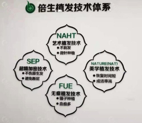 倍生植发医院技术介绍