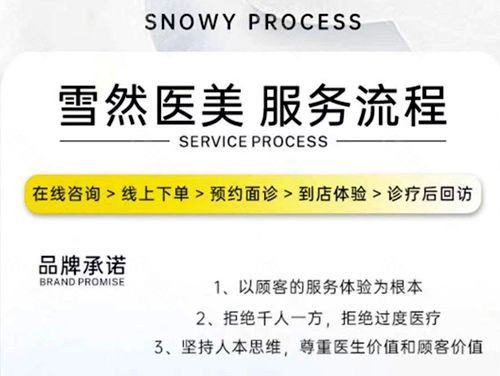 雪然医美服务流程