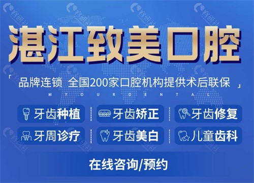 2023湛江致美口腔价目表一览