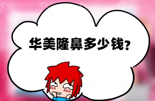华美隆鼻多少钱