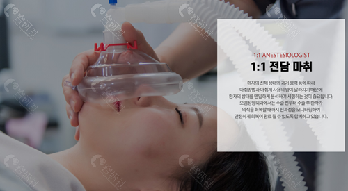 韩国OM整形外科顾客手术中