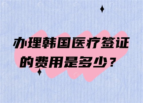 办理韩国医疗签证的费用是多少