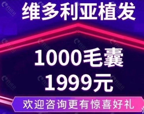 张家口维多利亚植发价格