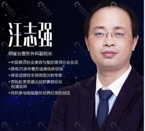 重庆铜雀台整形医院汪志强医生