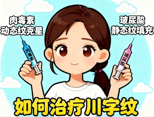玻尿酸打川字纹能维持多久