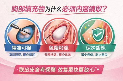 胸部填充物为什么必须用内窥镜取？