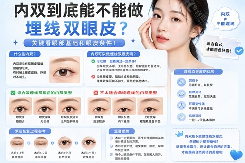 内双能做埋线双眼皮吗