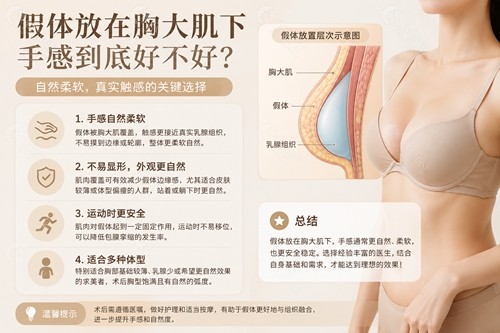 假体放在胸大肌下手感到底好不好? 假体放在胸大肌下手感到底好不好?