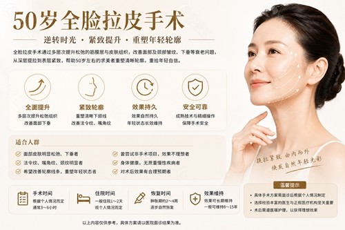 50岁全脸拉皮手术价格
