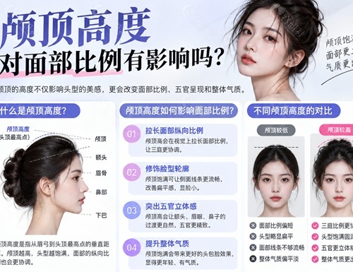 颅顶高度对面部比例有影响吗？