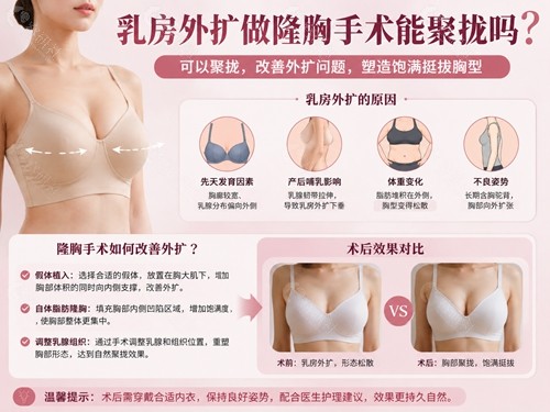 乳房外扩做隆胸手术能聚拢吗 乳房外扩做隆胸手术能聚拢吗