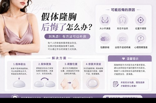 假体隆胸后悔了怎么办