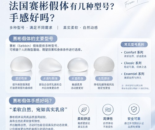 法国sebbin赛彬假体有几种型号手感好吗? 法国sebbin赛彬假体有几种型号手感好吗?