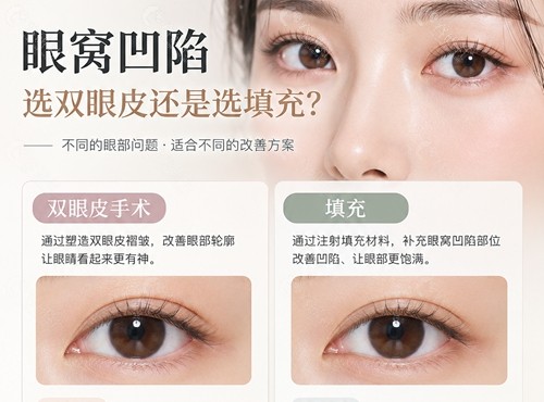 眼窝凹陷选双眼皮还是选填充? 眼窝凹陷选双眼皮还是选填充?